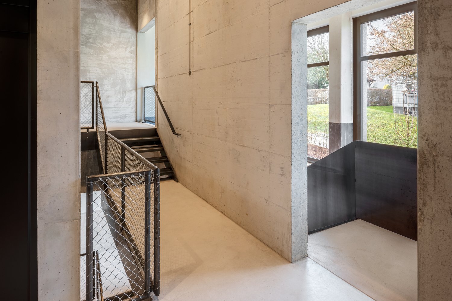 Treppenhaus aus Sichtbeton
