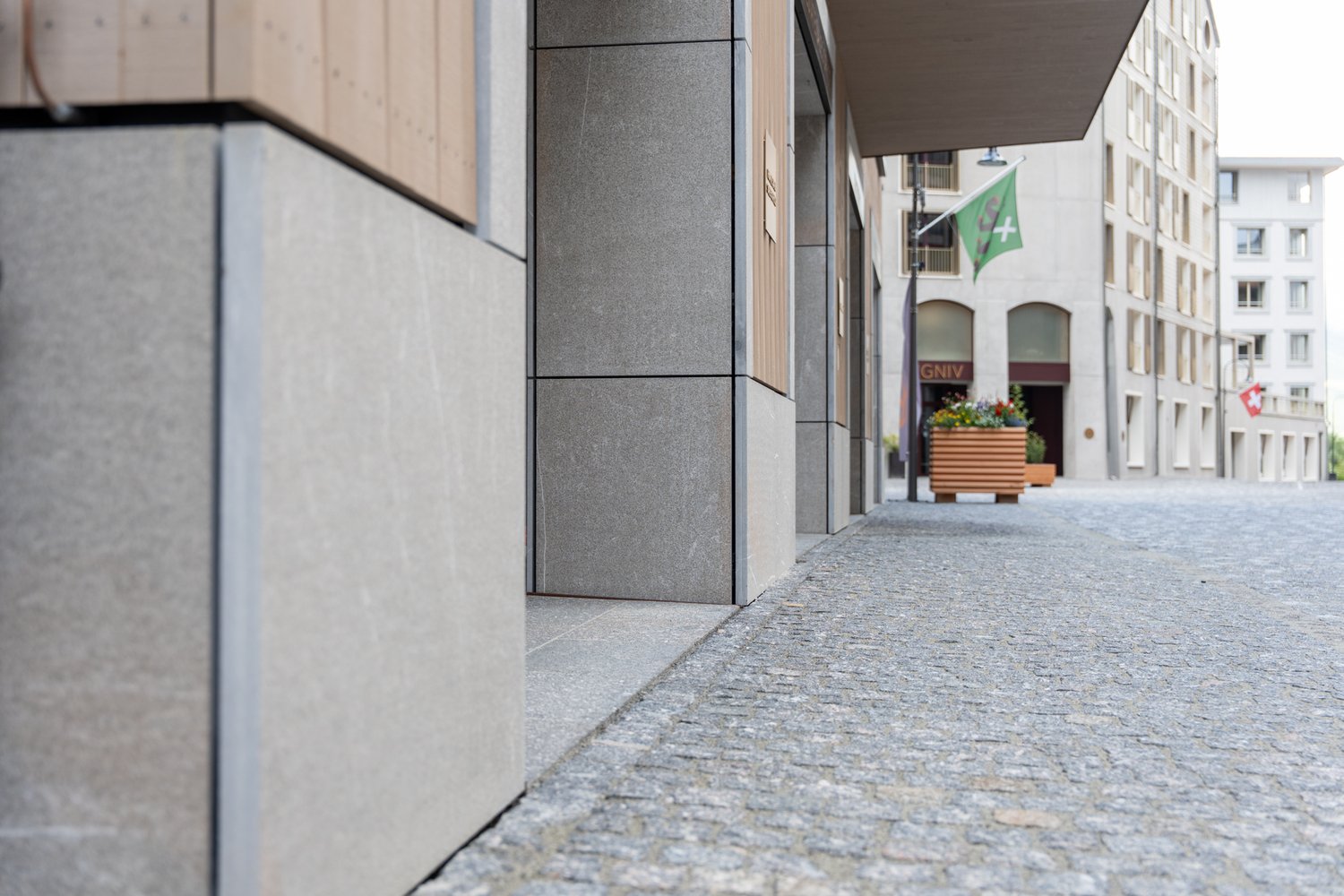 Sockel Apartmenthaus Vera in Andermatt