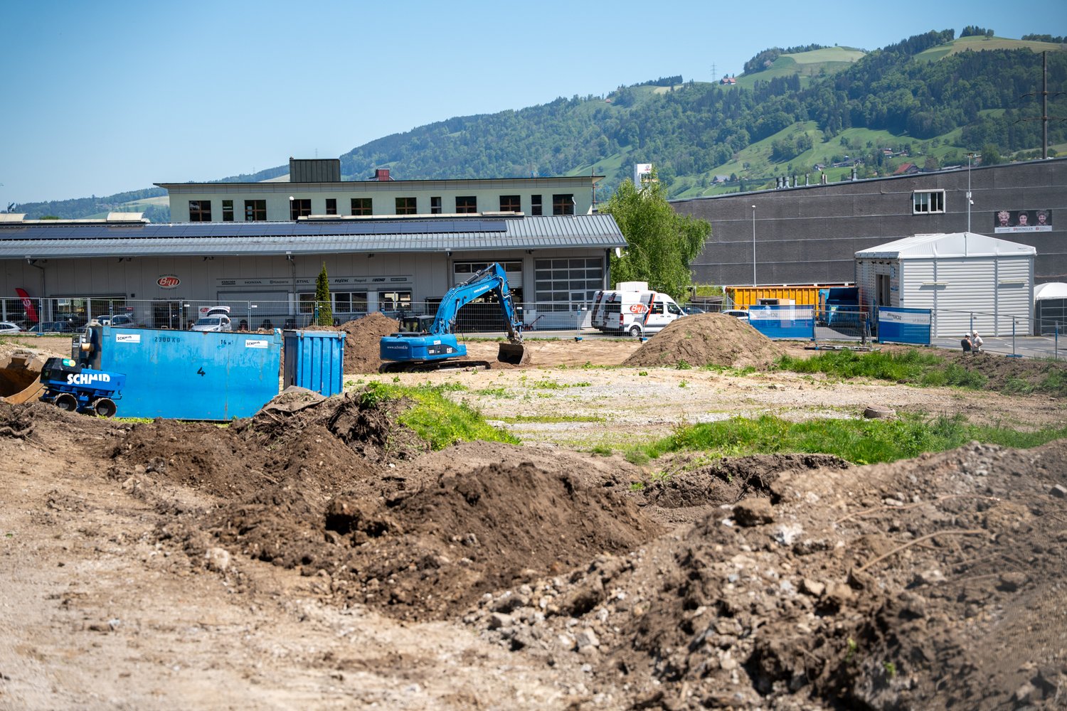 Baugrube Ronmatt Ebikon