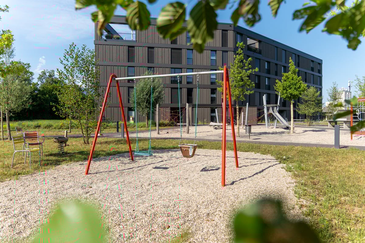 Spielgeräte in der Grünmatt in Emmen