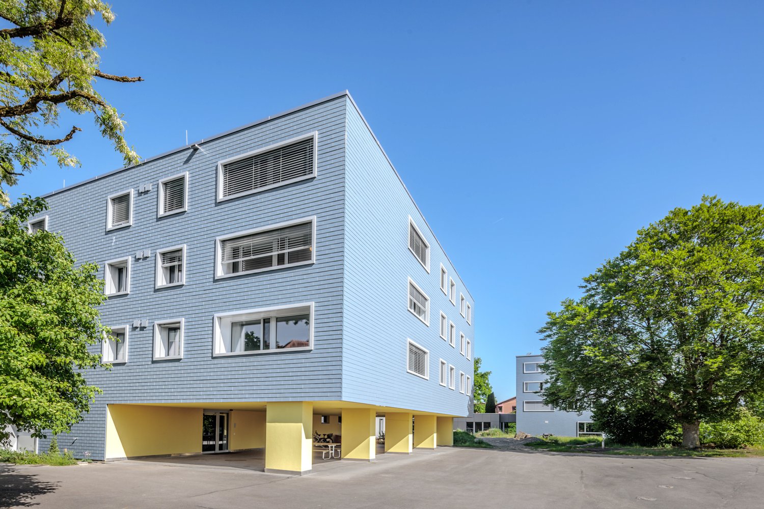 Fassade der sanierten HPZ