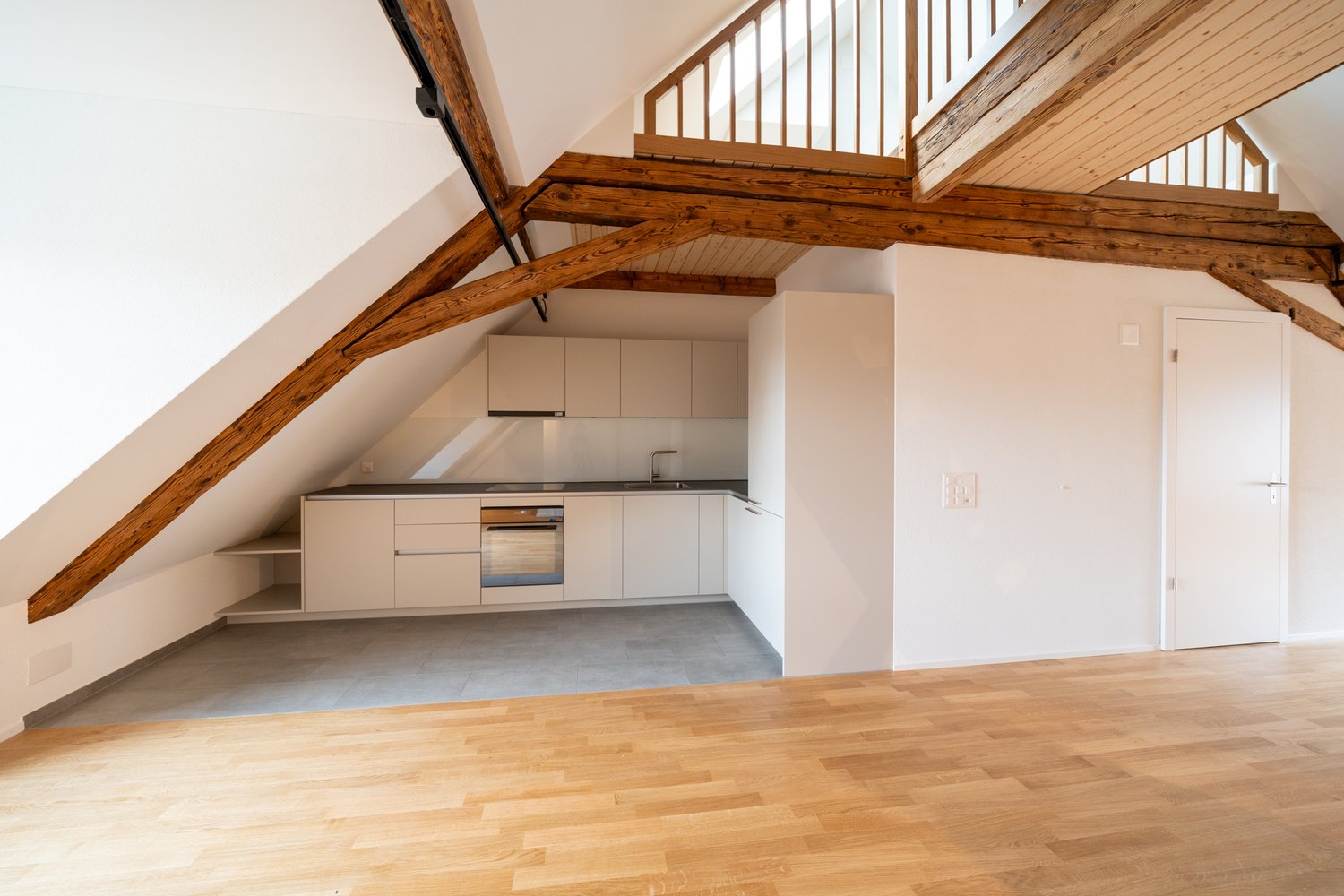 Dachwohnung des sanierten Löwen in Sursee