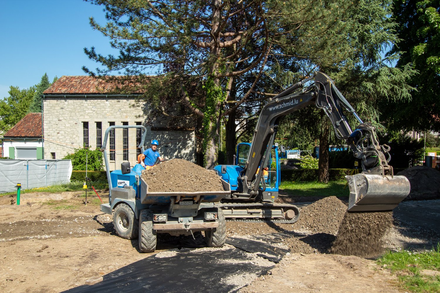 Erneuerung Friedhof in Thalwil