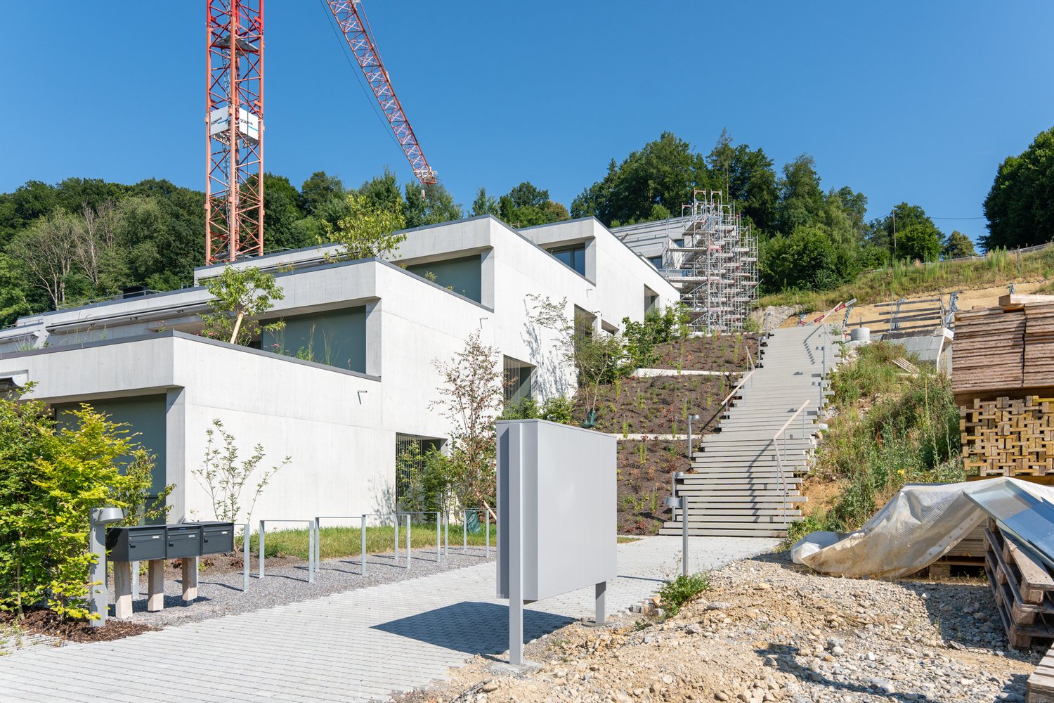 Sichtbetonfassade Sommerhalde in Uerkheim