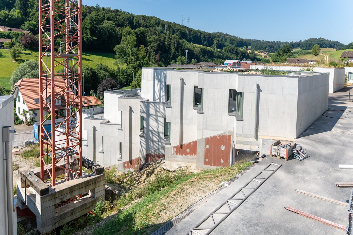 Sichtbetonfassade Sommerhalde in Uerkheim