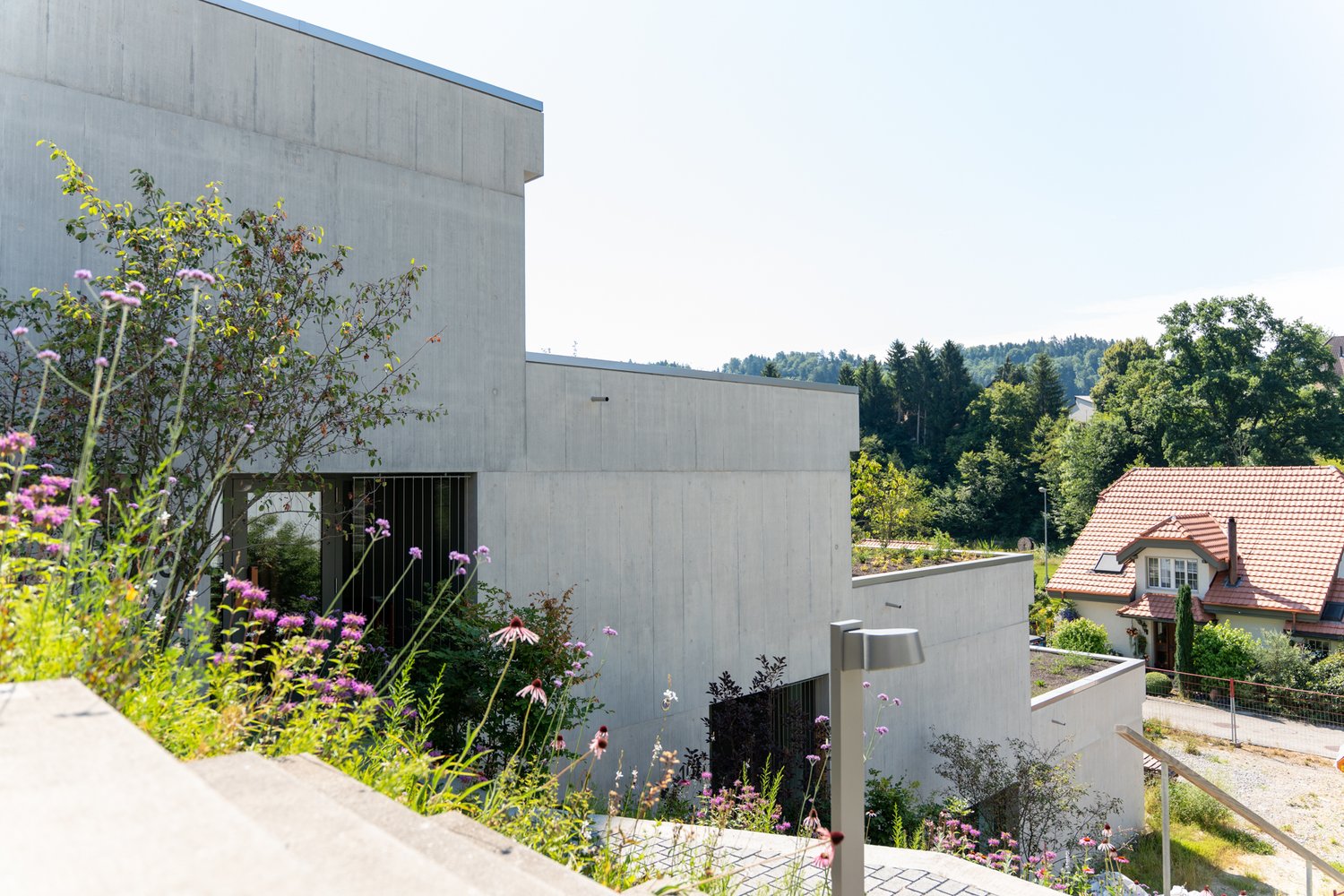 Sichtbetonfassade Sommerhalde in Uerkheim