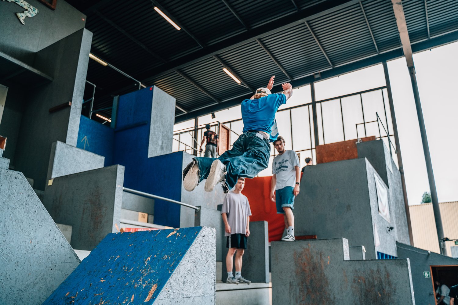 Wettkampf Parkour in Luzern